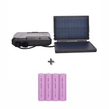   Boly Guard BC-02 solar charger + 4 x 18650 2200mAh battery set