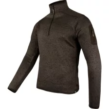 Jack Pyke Melange Quarter Zip Fleece brown fleck S