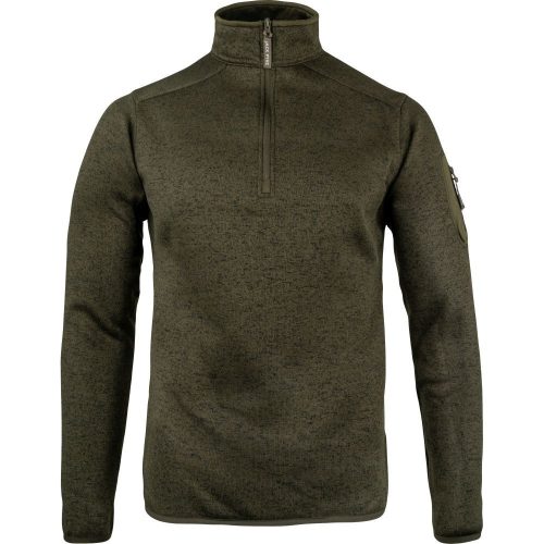 Jack Pyke Melange Quarter Zip Fleece green fleck M