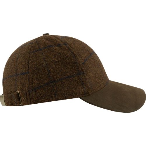 Jack Pyke Lowland tweed baseball hat brown