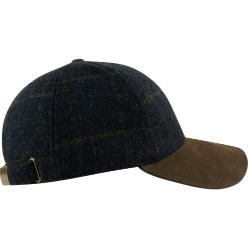 Jack Pyke Lowland tweed baseball hat navy