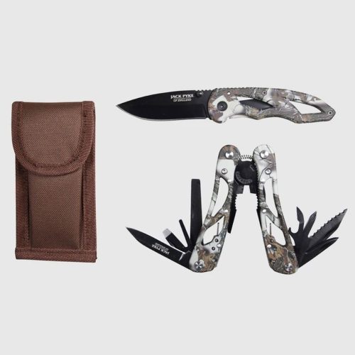 Jack Pyke Camo multi tool and knife set