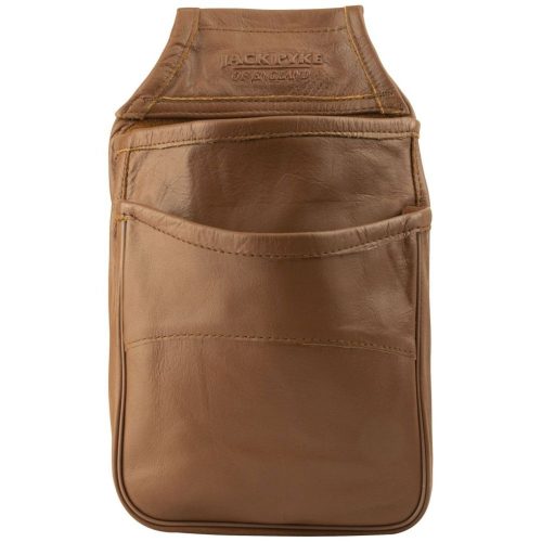 Jack Pyke leather cartridge pouch tan