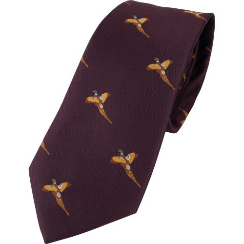 Jack Pyke Pheasant Tie Burgundy