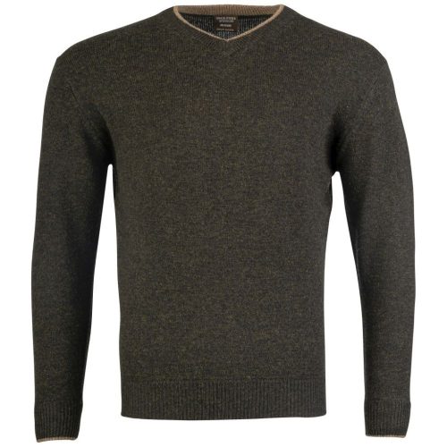 Jack Pyke Ashcombe Lambwool V-neck dark olive L