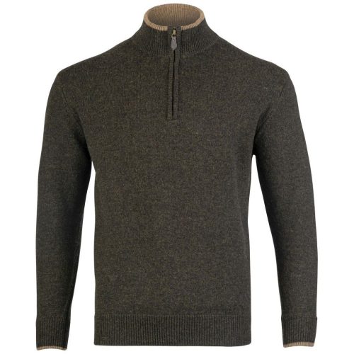 Jack Pyke Ashcombe Lambwool Zipknit dark olive M