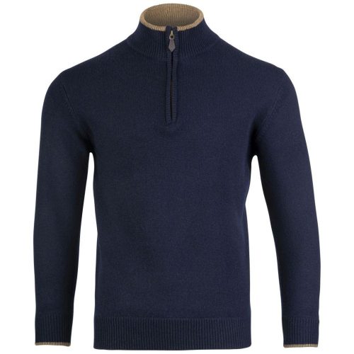 Jack Pyke Ashcombe Lambwool Zipknit navy S