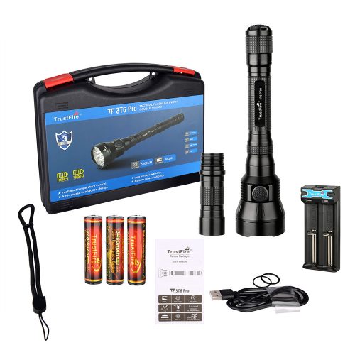 Trustfire 3T6 Pro LED Flashlight with Battery Kit
