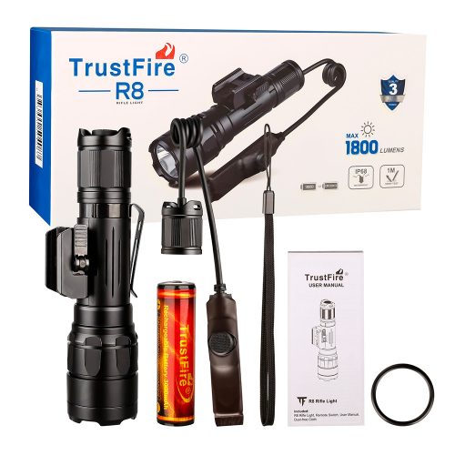 TrustFire R8 Tactical Flashlight with Remote Switch
