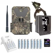   UOVision UM785-4G LTE Cloud Trail Camera - full set (battery + charger + sd card + security box + cable lock)